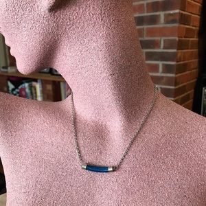 Beautiful SARAH COVENTRY necklace w/ blue pendant